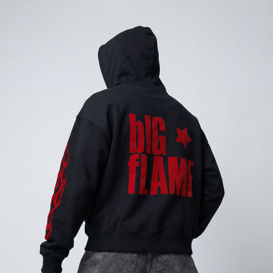 Star Flame Zip-up Hoodie