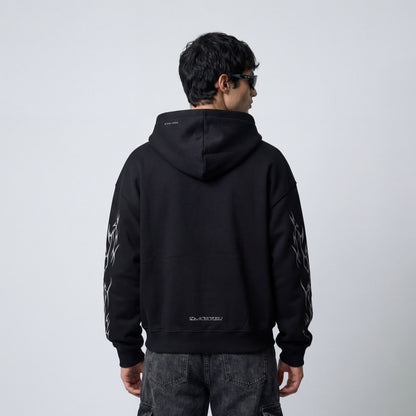 Cyber Flames Reflective Hoodie