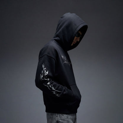 Cyber Flames Reflective Hoodie