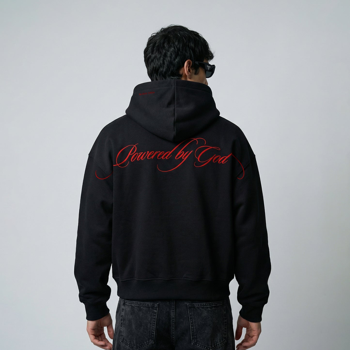 Powered by God Hoodie - Black