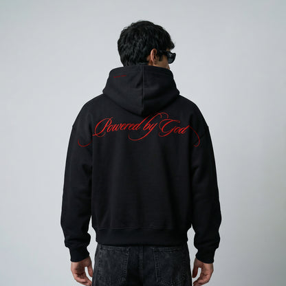 Powered by God Hoodie - Black